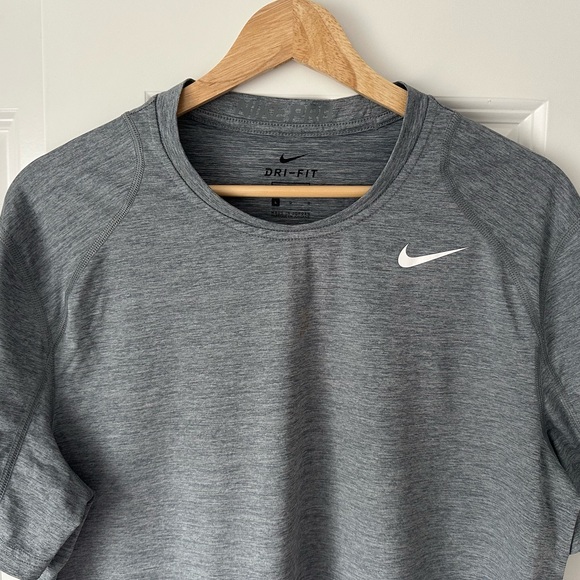 Nike Pro Gray Dri-FIT Tee - Picture 1 of 5